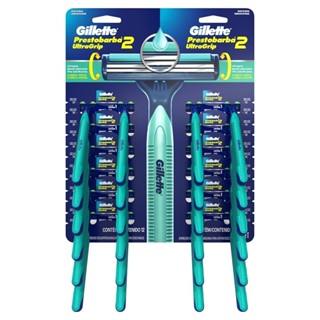 Aparelho Prestobarba Ultragrip Cabeça Móvel 12 Embalagens com 2 Unidades em Oferta na Shopee