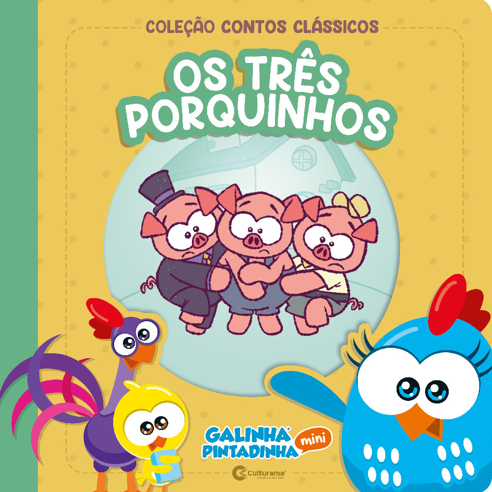 Contos Clássicos Galinha Pintadinha Mini - Os Três Porquinhos em Oferta na Shopee