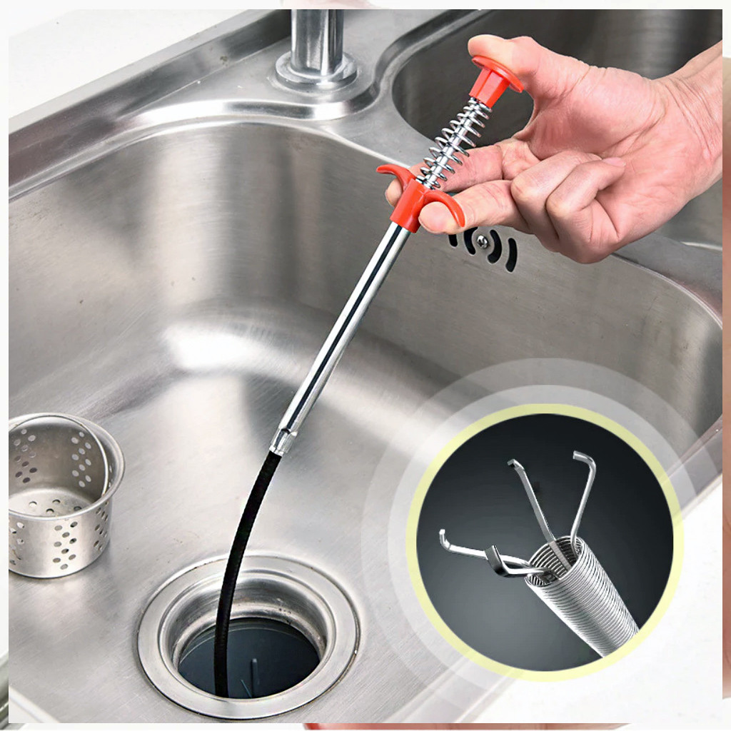 Desentupidor Para Ralo Com Garra Limpeza Multifuncional e Pia Pegador de Objetos