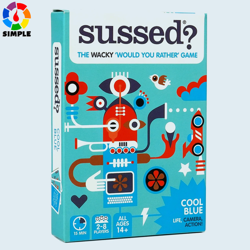 SUSSED The Game of Wacky Choices - Social Card Games for Teens