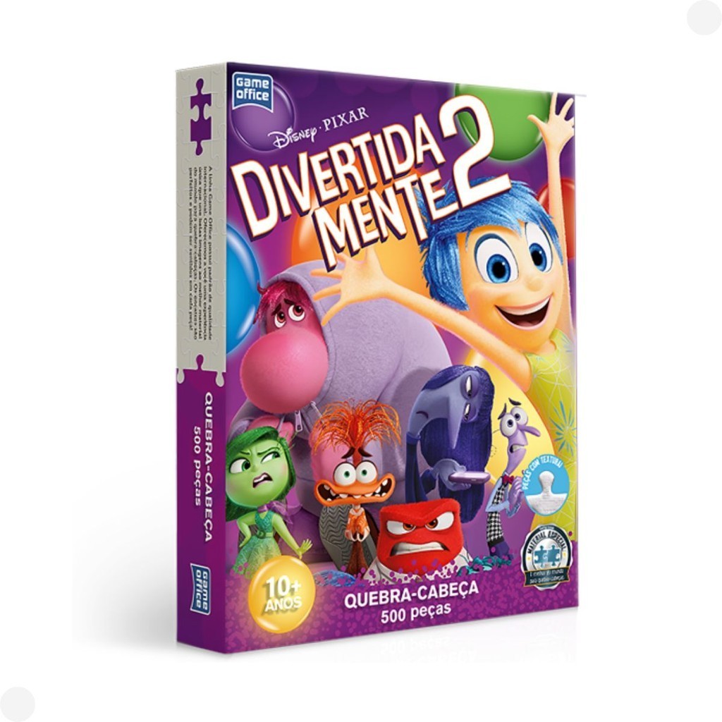 Quebra-cabeça Divertidamente 2 Infantil 500 Peças - Toyster em Oferta na Shopee