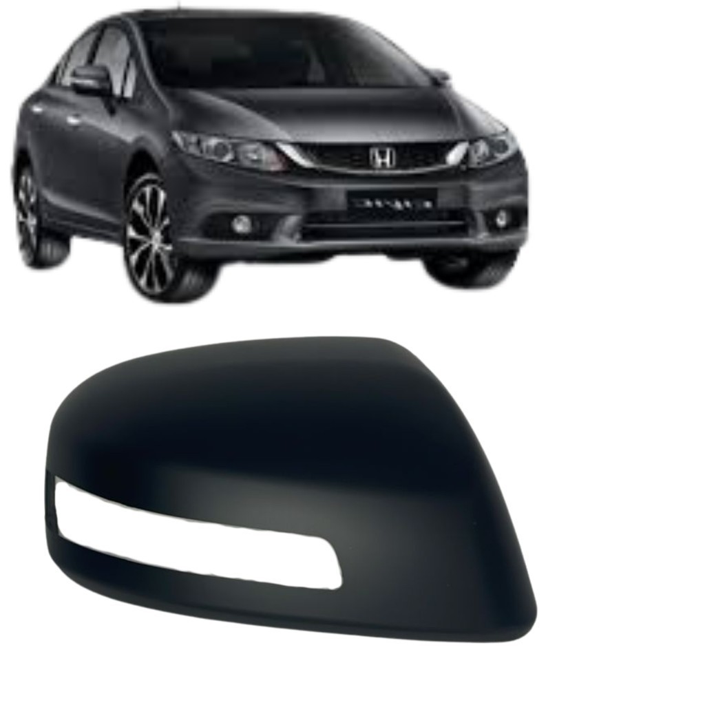 Capa Retrovisor Honda Civic 2012 2013 14 A 2016 C/ Pisca LD