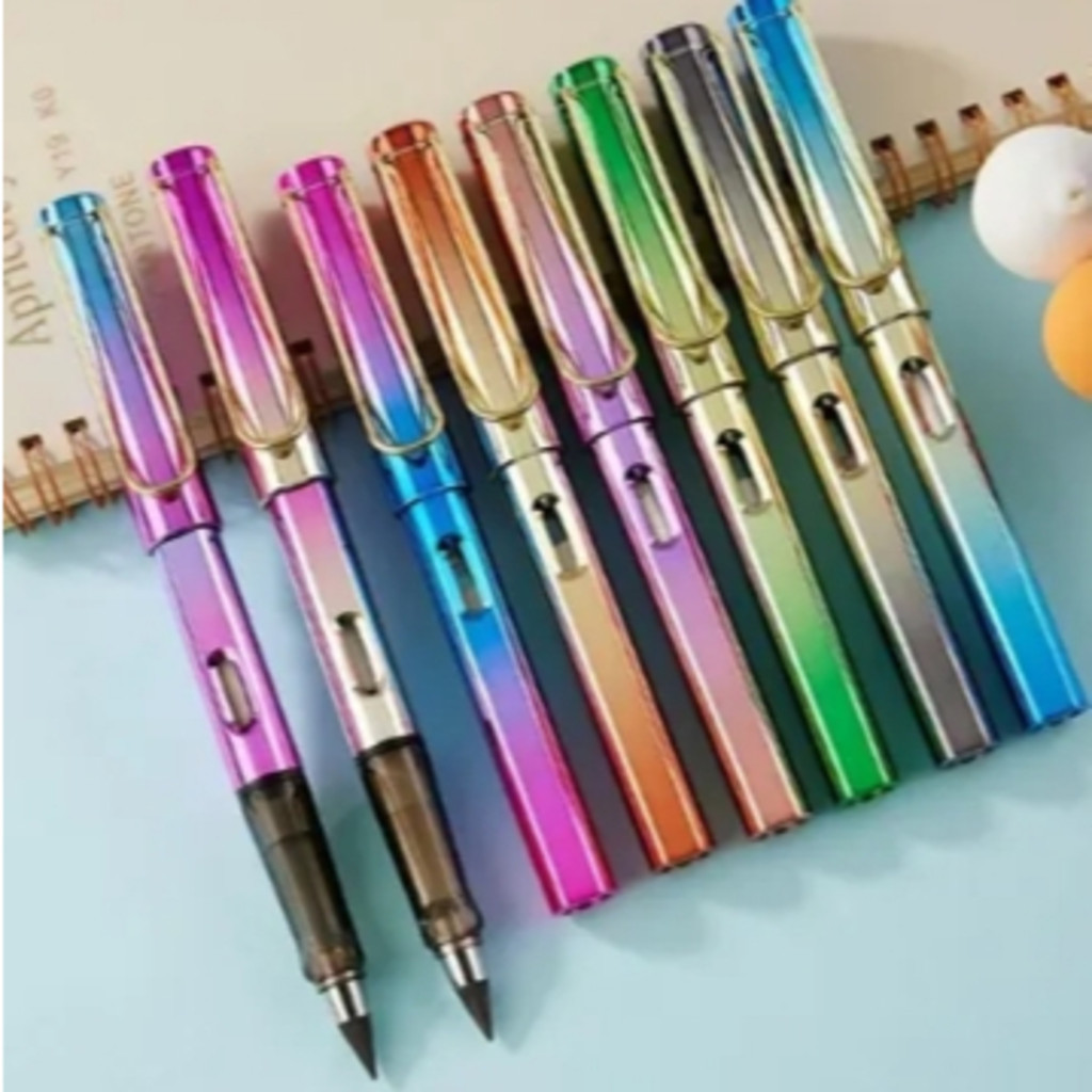 Kit 6 Lápis Infinito Nova tecnologia ilimitada escrita lápis sem tinta novidade / Escrever / Desenhar / Escritório / Personalizar / Adquira já o Seu ! /Escola/Baratinha /Sem Tinta em Oferta na Shopee