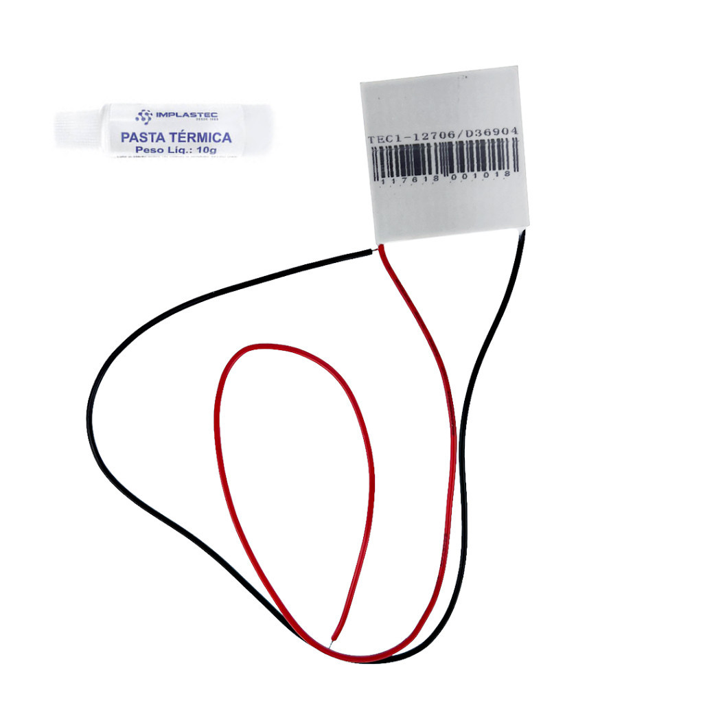 Kit Pastilha Termoelétrica Peltier + Pasta Térmica Manutenção Purificador Bebedouro em Oferta na Shopee