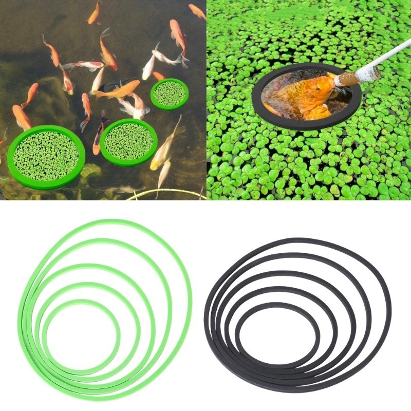 XI Aquários Flutuante Planta Curral 5 Pçs Suportes De Plantas Flutuantes Anéis De Alimentação De Peixes Para Tanques De