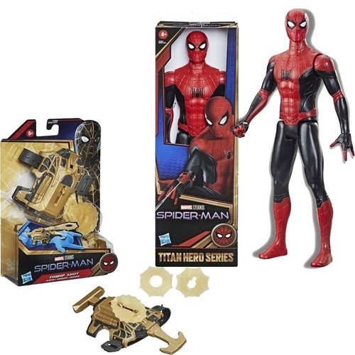 Kit Boneco Homem Aranha + Lança Teia Thwip Shot - Hasbro em Oferta na Shopee