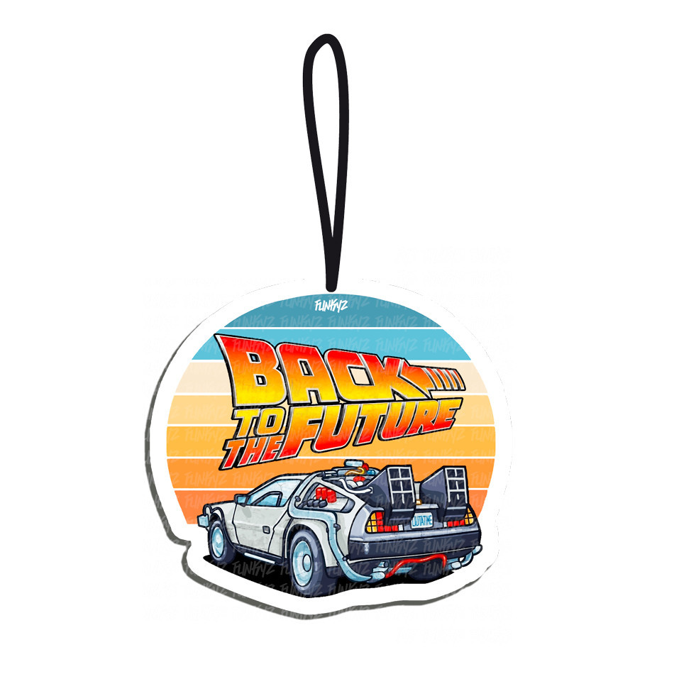 Aromatizante Delorean Voador Back To The Future (Tipo Little Tree) Funkyz