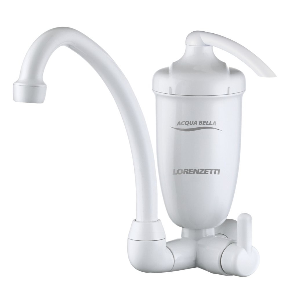 Purificador Acqua Bella Com Torneira Parede Bica Móvel Branco Lorenzetti