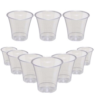 300 Cálices Copinhos Transparentes De Acrílico Para Suco Santa Ceia 10ml em Oferta na Shopee