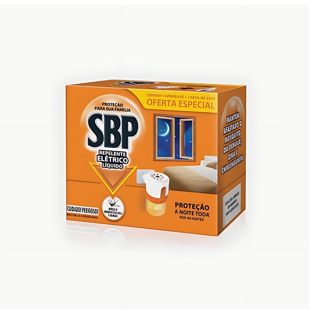 Repelente SBP Elétrico + Refil Repelente