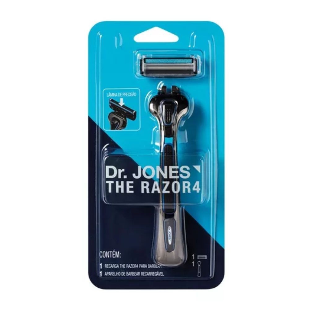 Aparelho de Barbear The Razor 4 Dr. Jones - 4 Lâminas