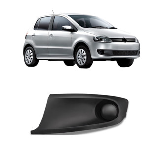 Grade Farol Auxiliar Fox 2010 Em Diante Lado Esquerdo Sem Milha Preto em Oferta na Shopee