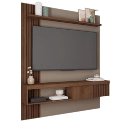 Painel para TV Suspenso 55 Pol. Helen C01 Fendi/Havana - Mpozenato