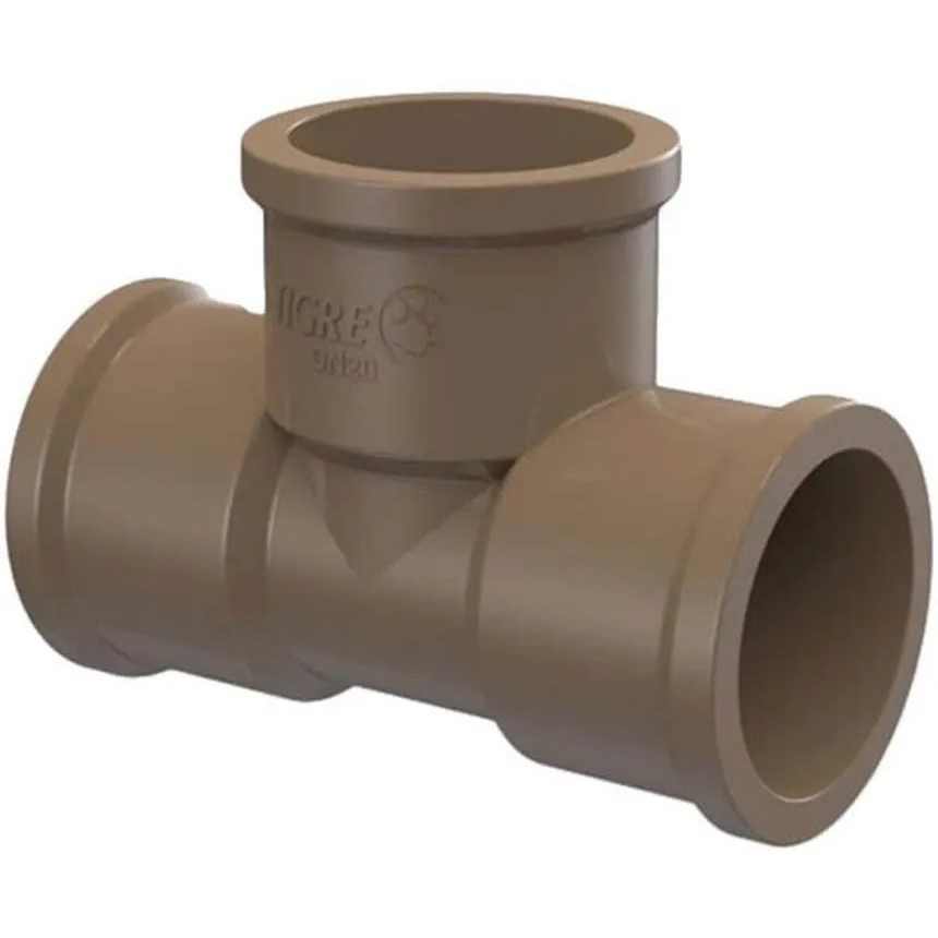 Tê Soldável 50mm 1.1/2  Tigre em Oferta na Shopee