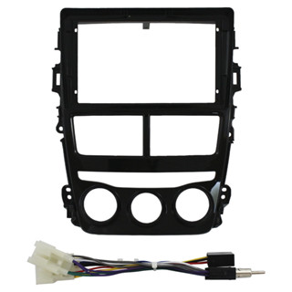 Kit Moldura Painel 9 Pol Yaris 2018 2019 2020 2021 2 Din Black Piano Chicote Som Plug Antena em Oferta na Shopee
