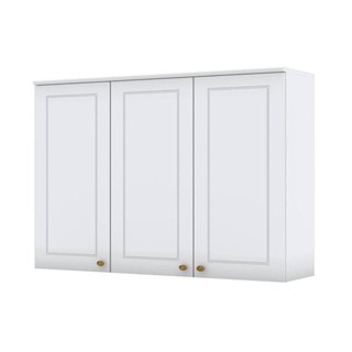 Armário Aéreo 3 Portas 120 Cm Americana Branco Hp - Henn em Oferta na Shopee