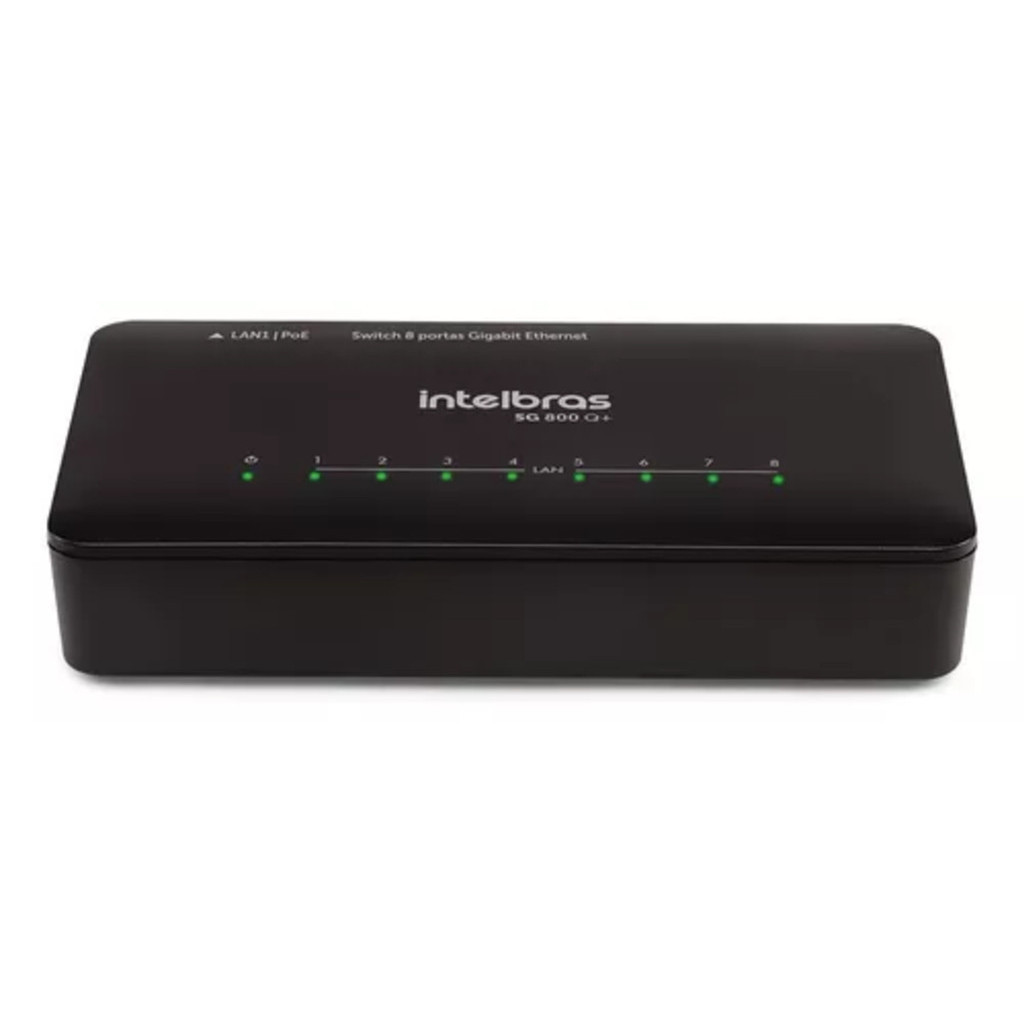 Switch 8 Portas Giga SG800Q+ CKD Intelbras