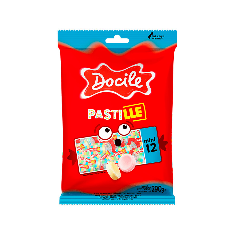 Pastilha Mini 12 290g - Docile