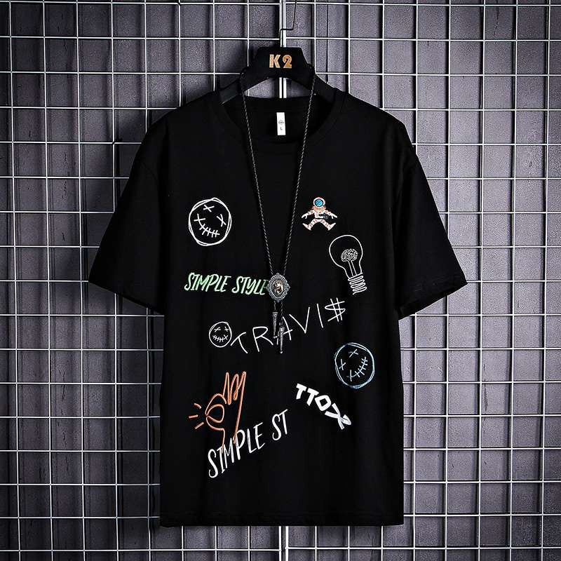 Camiseta Camisa Estilo Streetwear Skatista Moda Unissex Gola Redonda em Oferta na Shopee