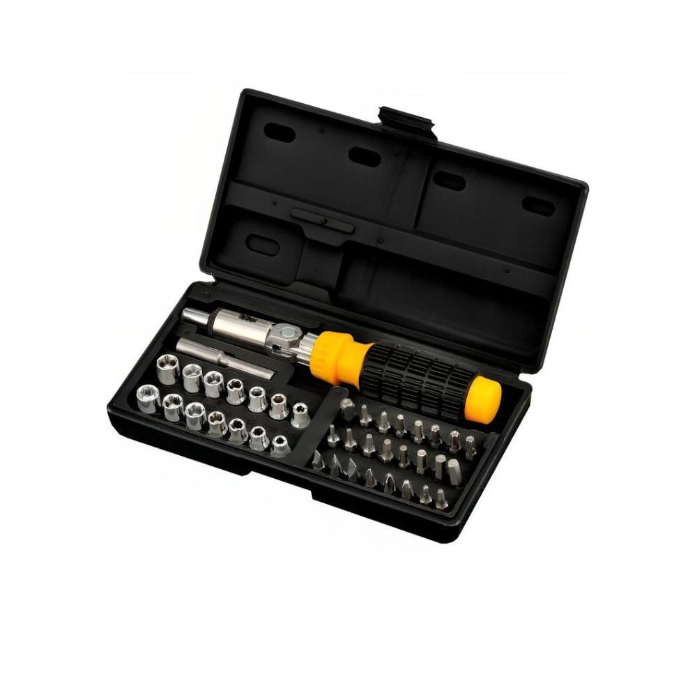 Kit Chaves Jogo Catraca Reversível Soquetes 40 Peças Maleta em Oferta na Shopee