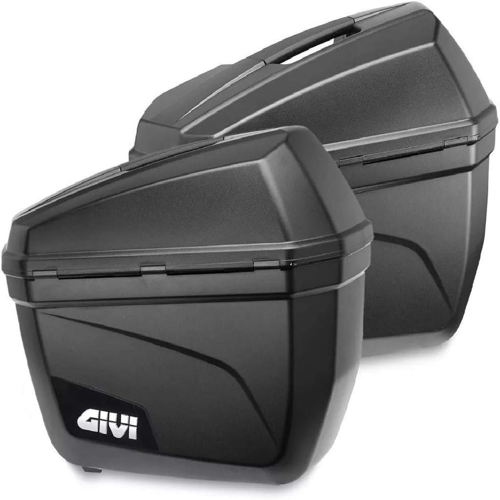 BAU BAULETO MALA MALETA LATERAL MOTO GIVI E-22N COM CHAVE ( PAR ) - BMW GS1200 DUCATI -