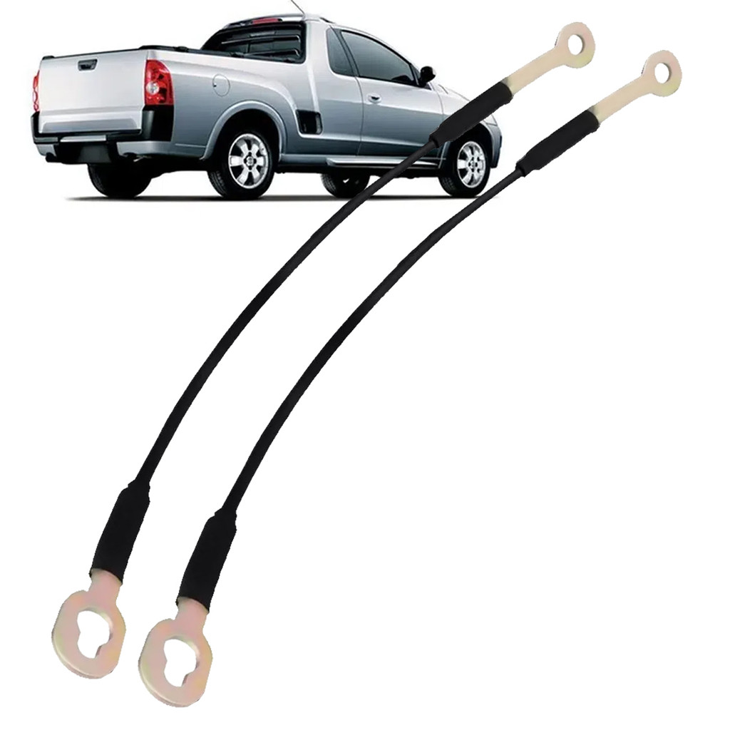 Par Cabo Aço Tampa Traseira Caçamba Montana 2003 2004 2005 2006 2007 2008 2009 2010 em Oferta na Shopee
