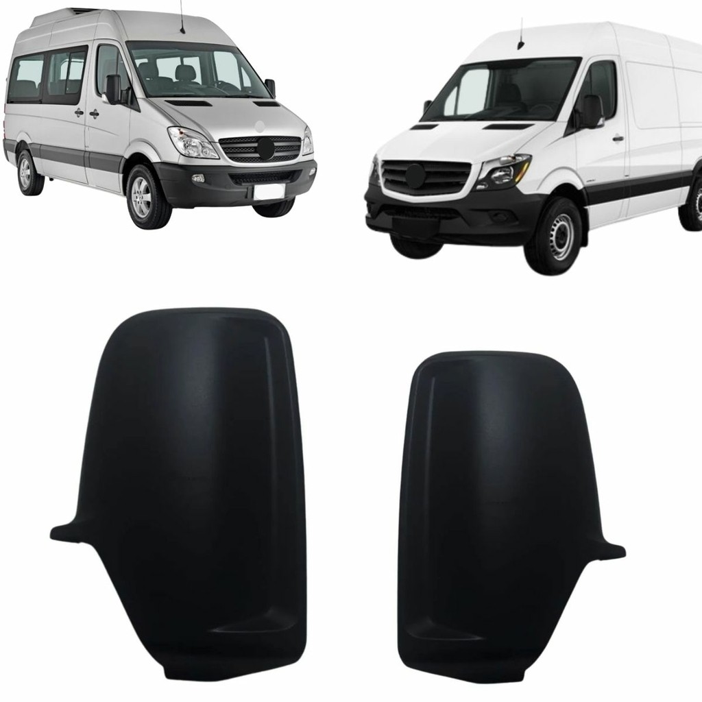 Capa Acabamento Retrovisor para Sprinter 2013 à 2019 e Sprinter 2020/Chassis Retrovisor Braço Long