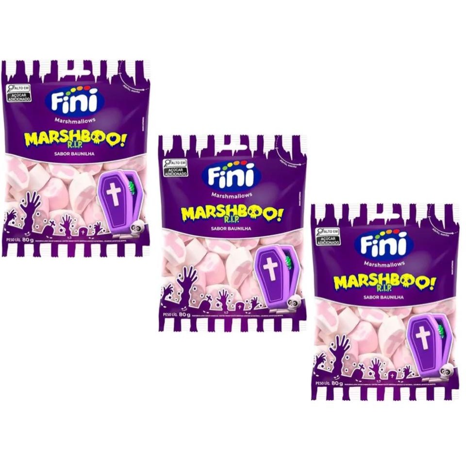 Marshmallow Fini Halloween Marshboo R.I.P. 250g - 3unid