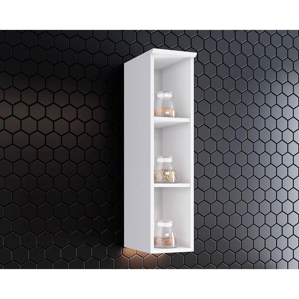 Nicho p/ Cozinha Aéreo Americana 20x83cm Branco - Henn em Oferta na Shopee