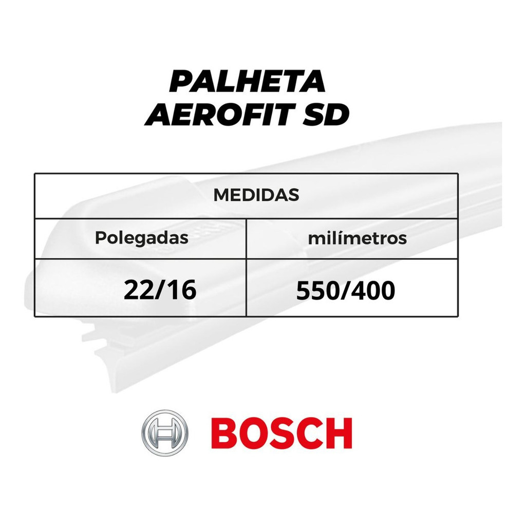Jogo De Palheta Bosch Vw Voyage G2 2016 2017 2018 2019 2020