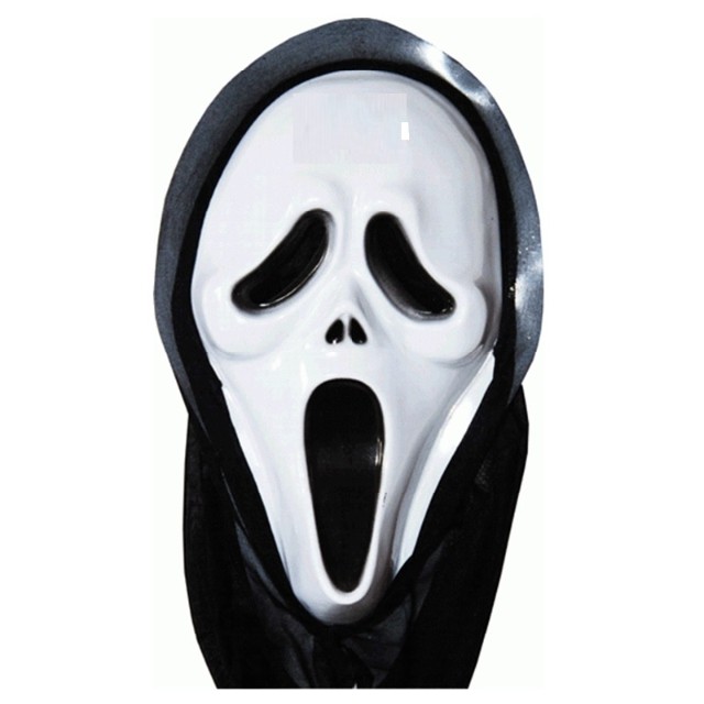 Máscara Pânico Plástica Halloween Carnaval Fantasia Teatro Terror Assustador Dia das Bruxas Zumbi Cosplay Horror Monstro