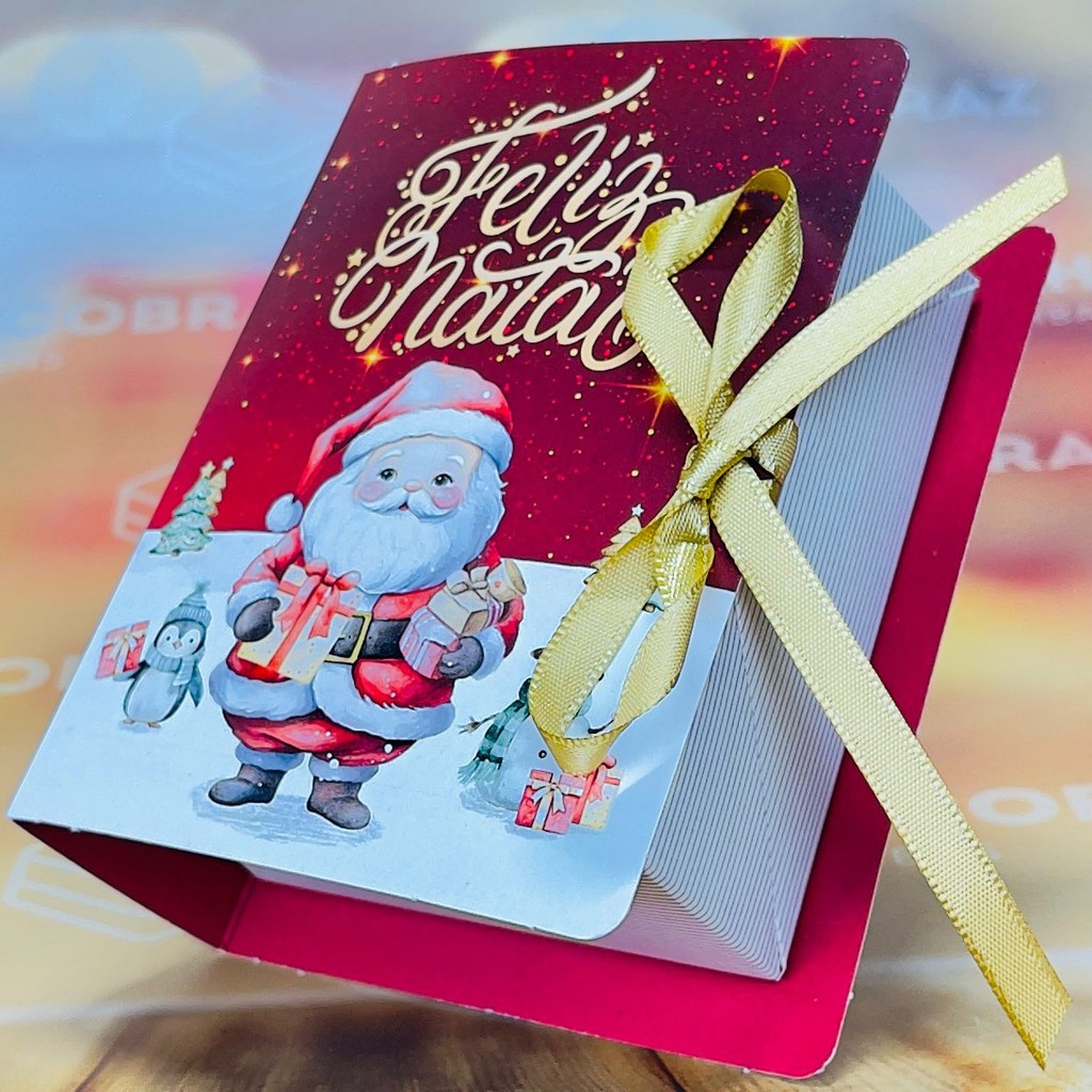 10 CAIXA 04 DOCES LIVRO - NATAL ENCANTADO ID5184 (NATAL IDEIA 2025) - Stationery