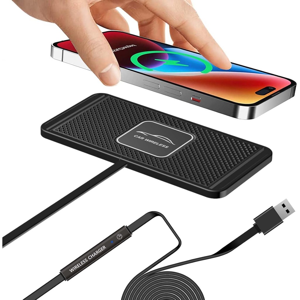 Carregador de carro sem fio DIY almofada de carregamento rápido de telefones 15 W 10 W 7,5 W adaptador de carregamento rápido para iPhone 14 Plus 13 Pro Max 12 Mini 11 8 X XR Xs Airpods LG Samsung Note 10 Galaxy Buds S9 S10 S20 S21 S22 Android