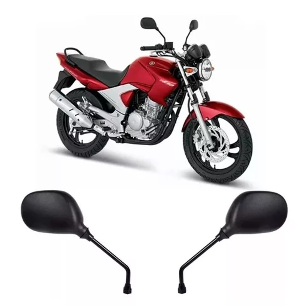 RETROVISOR - FAZER 250 PRETO YAMAHA AWA em Oferta na Shopee