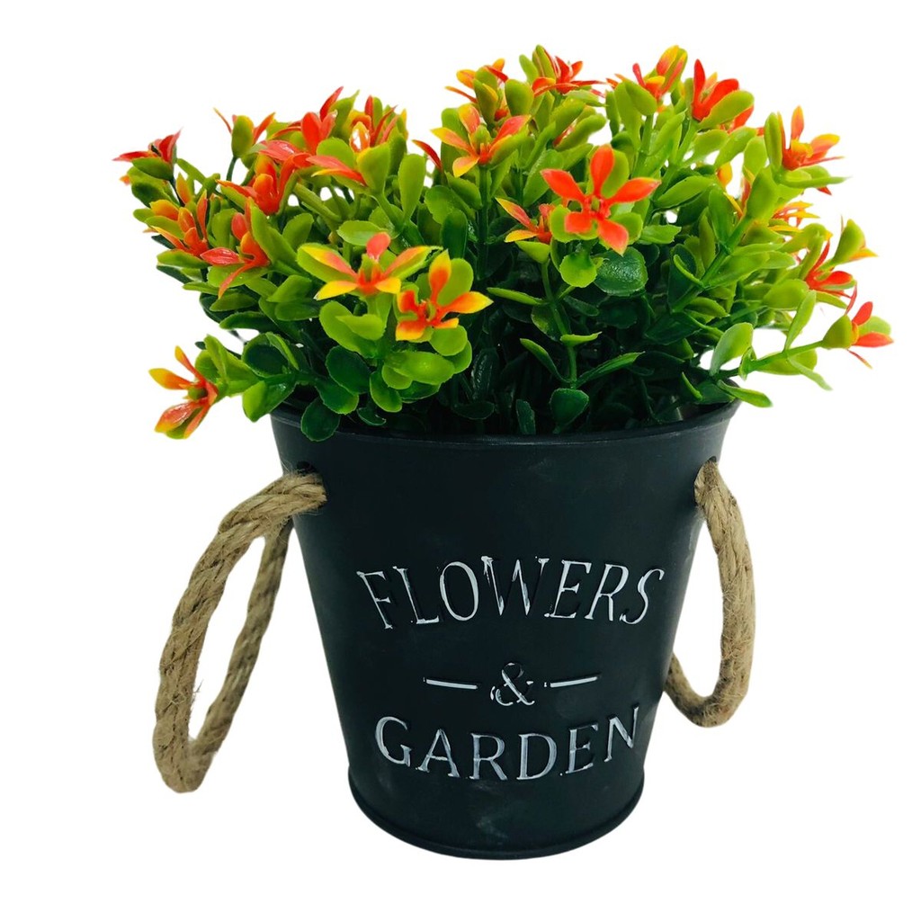 Vaso Garden Flowers com Eucalipto com Florzinha · foto 2