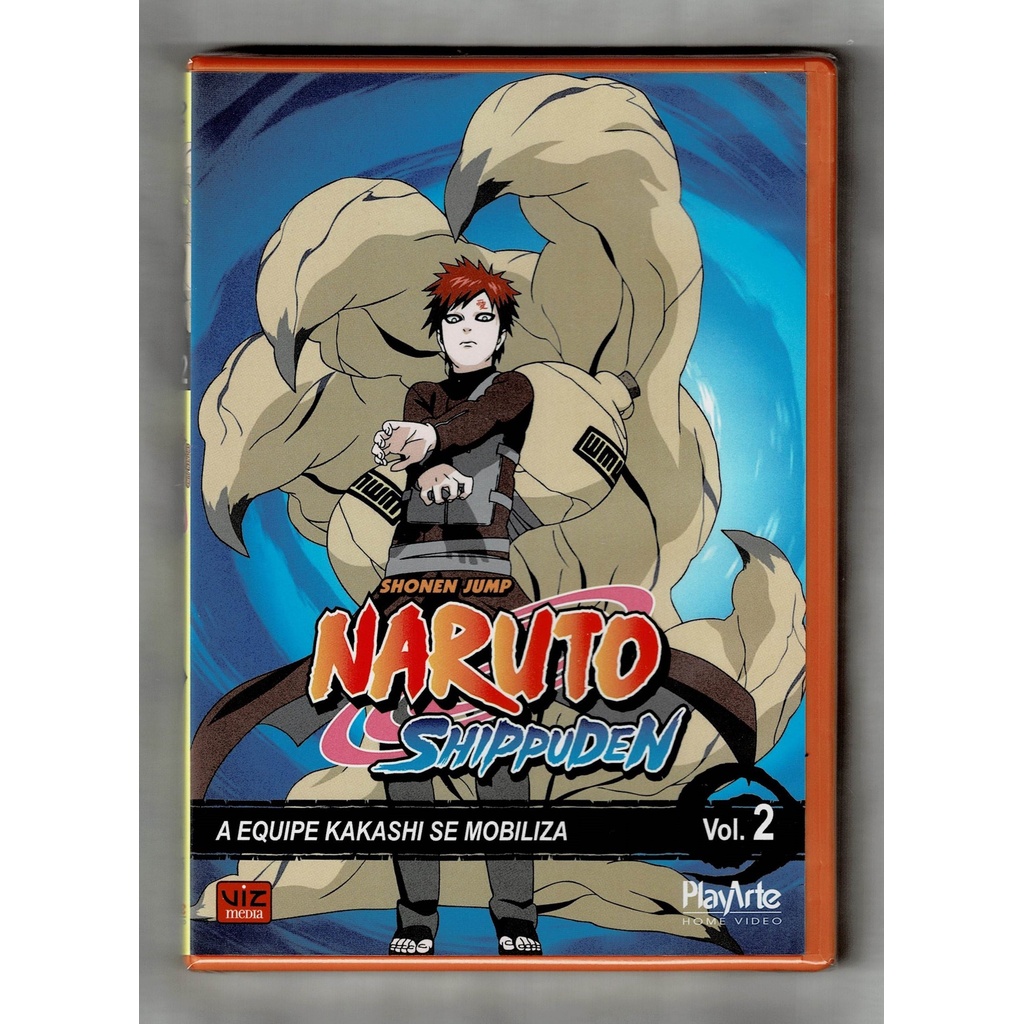 Naruto Shippuden Dvd Vol. 02 A Equipe Kakashi Se Mobiliza