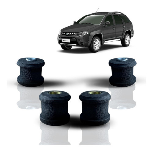 4 Buchas Amortecedor Traseiro Palio Wekkend Todos Os Anos em Oferta na Shopee