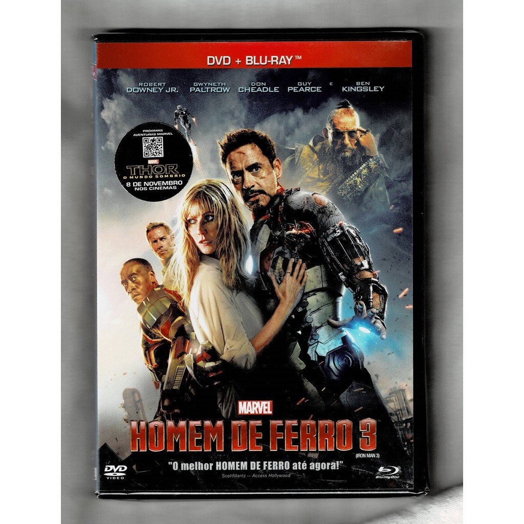 Homem de Ferro 3 Blu-ray + DVD