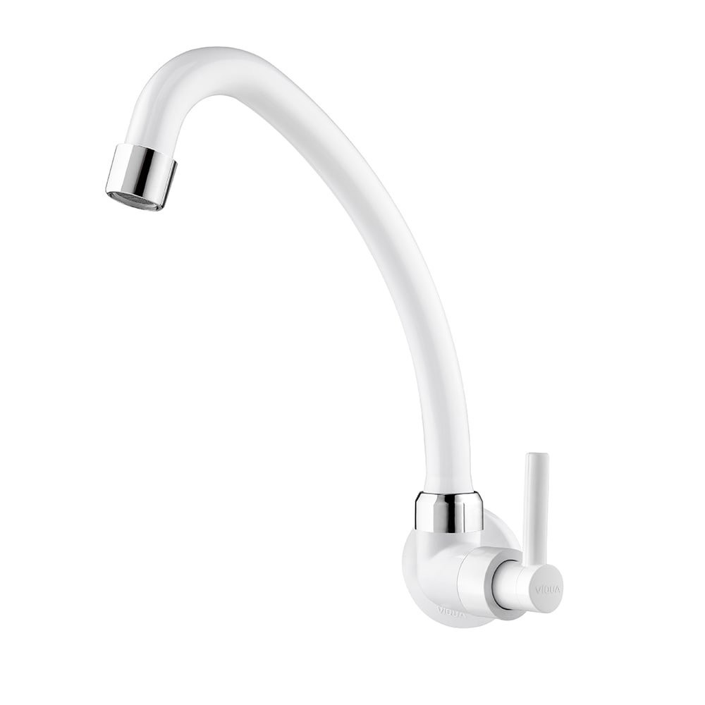 Torneira para Cozinha Víqua Parede Bica Móvel Lagune ABS Branca em Oferta na Shopee