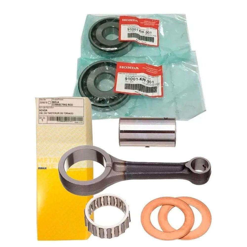 Biela Tornado 250 Twister Metal Leve Rolamentos Virabrequim