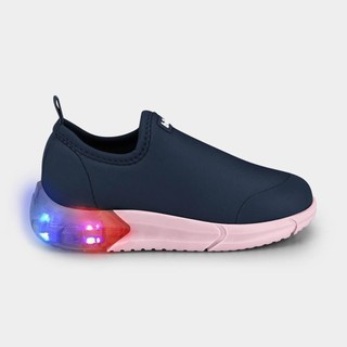 Tênis Infantil de Luz Bibi Space Azul e Rosa em Oferta na Shopee