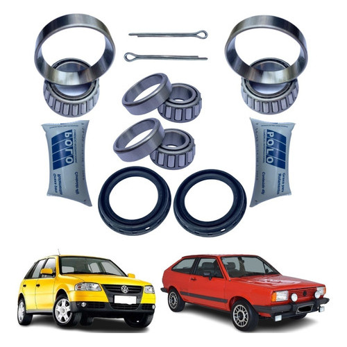 2 Kits Rolamento Da Roda Traseira Gol G1 G2 G3 G4 G5 Novo em Oferta na Shopee