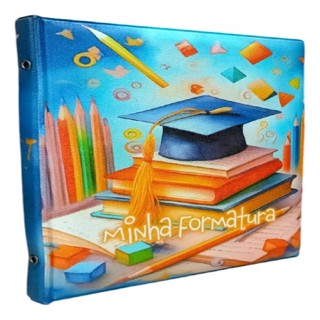 Álbum Maleta Formatura Infantil Capelo 40 Fotos 15x21 em Oferta na Shopee