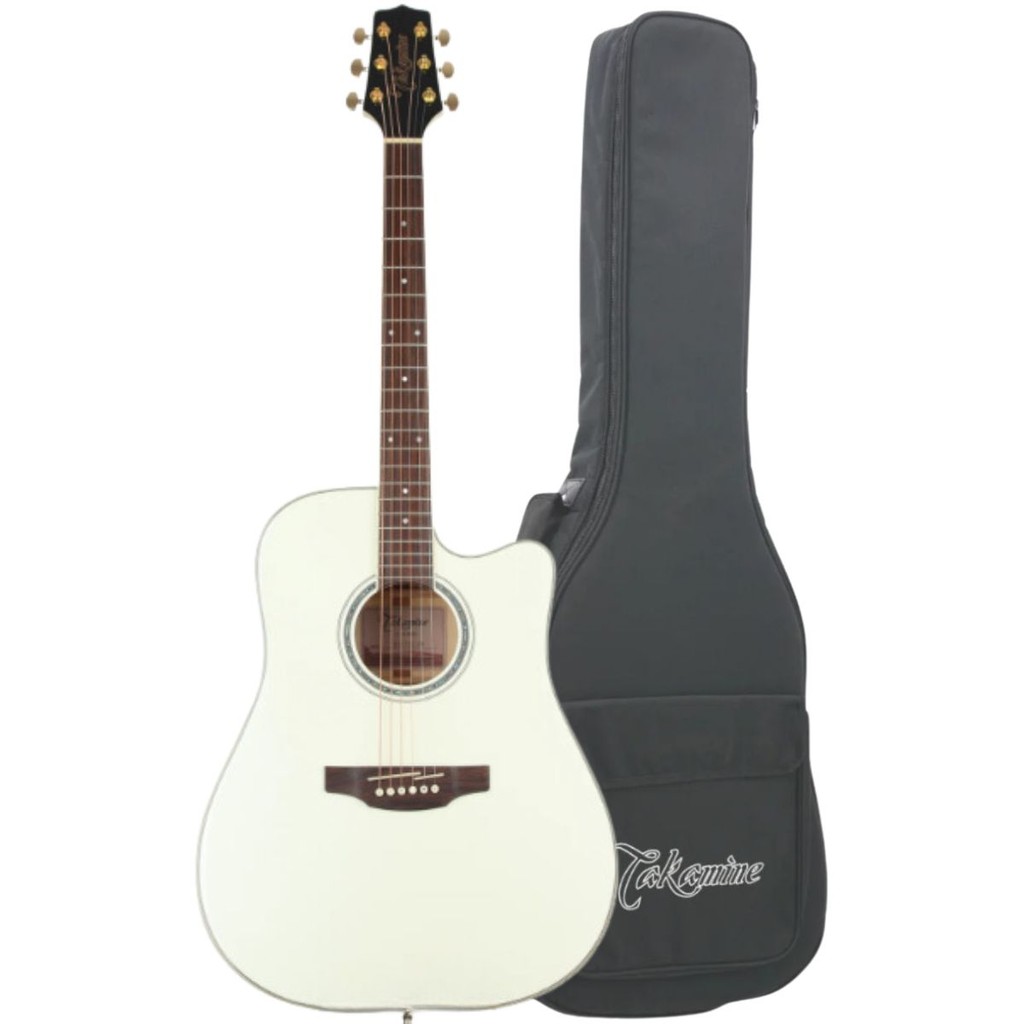 Violão Eletroacústico Takamine GD37CE Pearl White Com Bag