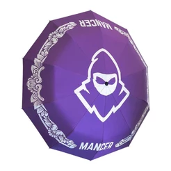 Guarda Chuva Mancer Flowers, Compacto, Roxo, MCR-GCCPT-FLWPRP