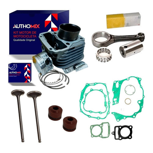 Cilindro Motor Bros 125 Ate 2005 + (biela/valvula/retentor)