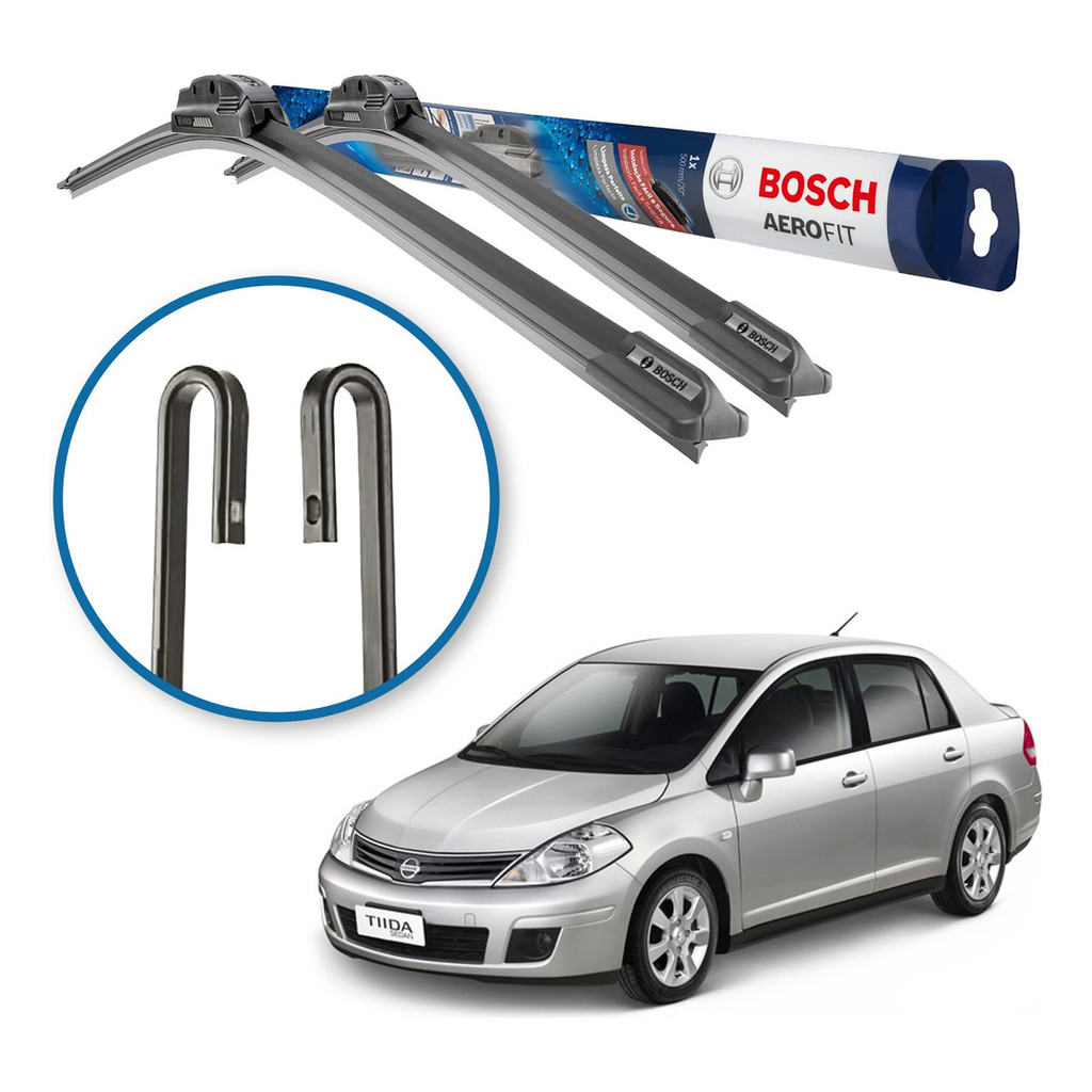 Palheta Limpador Parabrisa Original Bosch Nissan Tiida Sedan 2010 a 2013