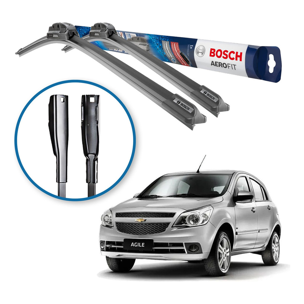 Palheta Limpador Parabrisa Original Bosch Chevrolet Agile 2012 a 2016 em Oferta na Shopee