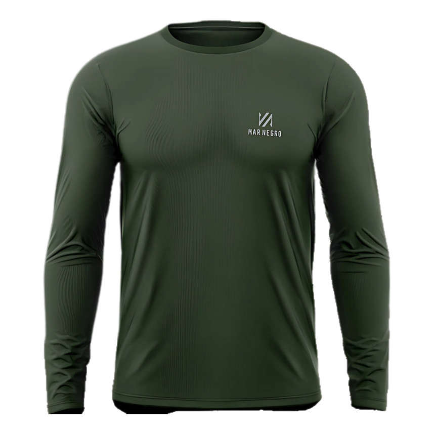 Camiseta Segunda Pele Masculina Proteção Solar Camisa Futebol Praia Pesca Mar Negro