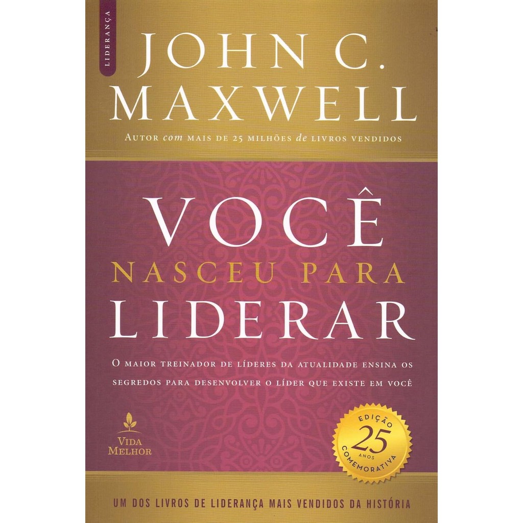 Você Nasceu para Liderar | John C. Maxwell em Oferta na Shopee